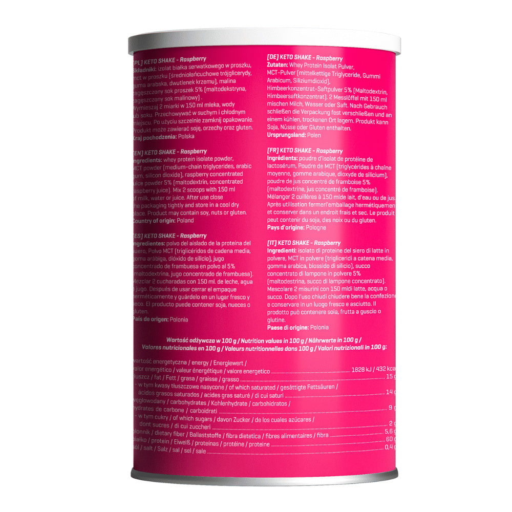 Keto Shake Raspberry + MCT-1